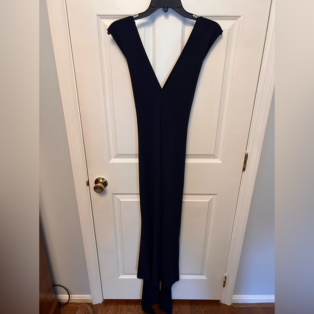 Ralph Lauren black label navy crepe sheath dress - Size 8